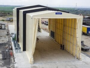 Coperture telescopiche in pvc
